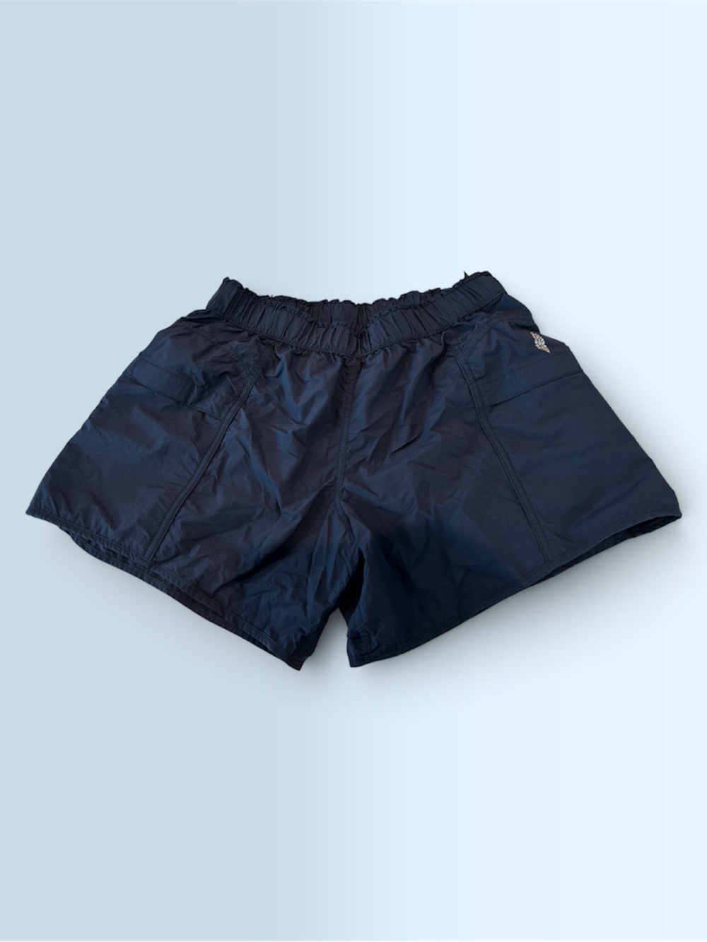Free People Navy Blue Athletic Shorts
